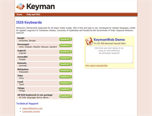 Tablet Screenshot of isis.keymankeyboards.com